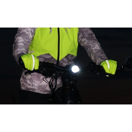 AGU Moške kolesarske rokavice RAIN COMMUTER HI-VIS