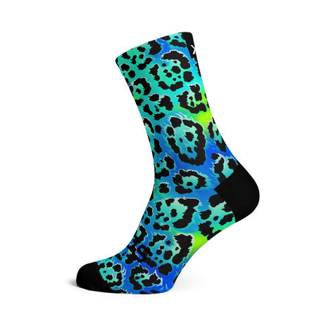 SOX Nogavice ELECTRIC LEOPARD BLUE